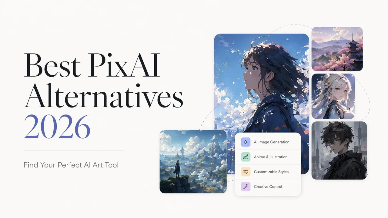2026年アニメ作成のためのPixAI代替ツールベスト7